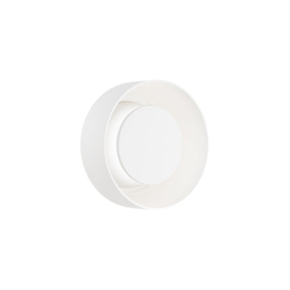 Totem LED Wall Light in White/White/White/Glass (7-Inch).