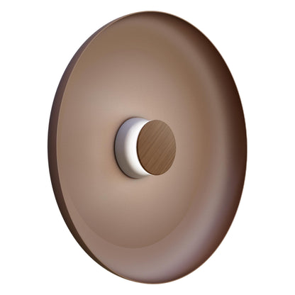 Totem LED Wall Light in Grey/Walnut/Espresso/Metal (22-Inch).