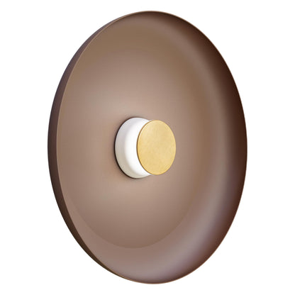 Totem LED Wall Light in White/Brass/Espresso/Metal (22-Inch).