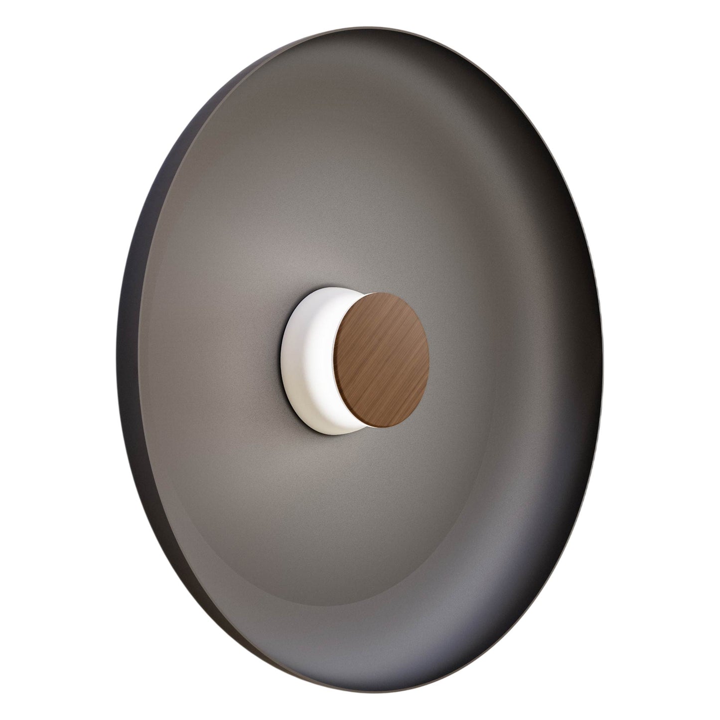 Totem LED Wall Light in White/Walnut/Black/Metal (22-Inch).