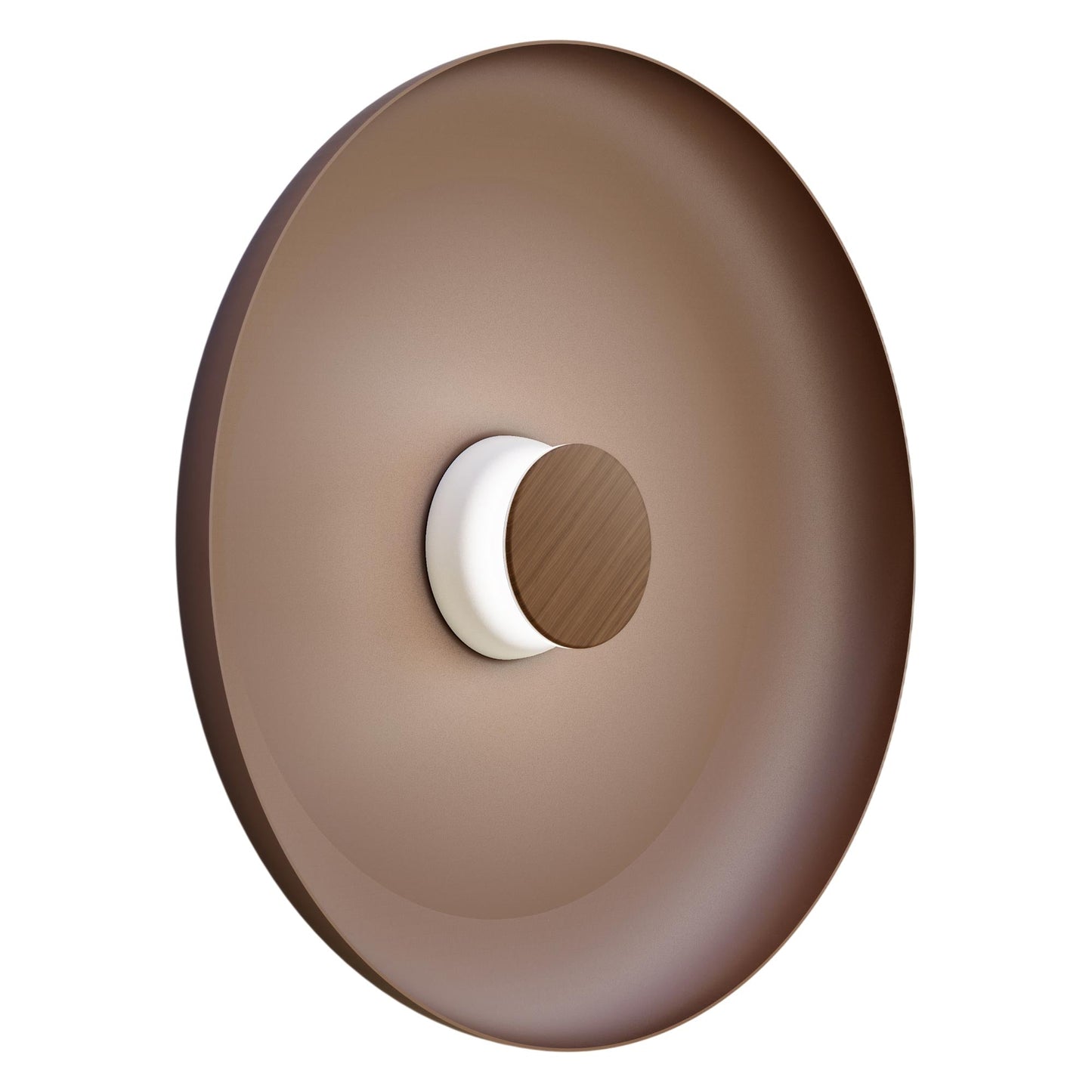 Totem LED Wall Light in White/Walnut/Espresso/Metal (22-Inch).