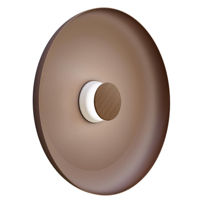 Totem LED Wall Light in White/Walnut/Espresso/Metal (22-Inch).