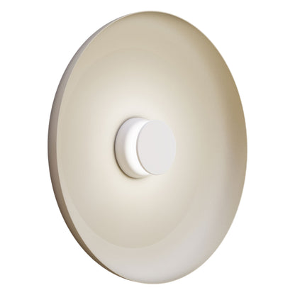 Totem LED Wall Light in White/White/White/Metal (22-Inch).
