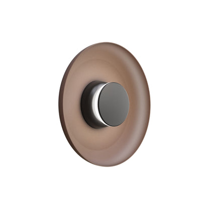 Totem LED Wall Light in Black/Black/Espresso/Metal (12.75-Inch).