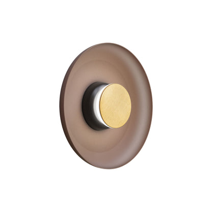 Totem LED Wall Light in Black/Brass/Espresso/Metal (12.75-Inch).