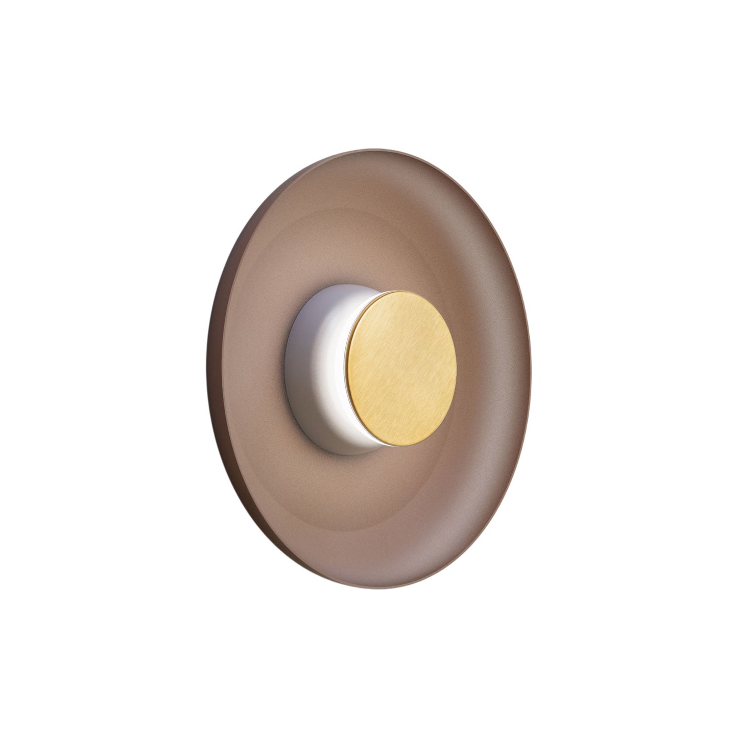 Totem LED Wall Light in Grey/Brass/Espresso/Metal (12.75-Inch).