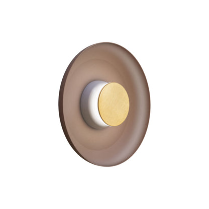 Totem LED Wall Light in Grey/Brass/Espresso/Metal (12.75-Inch).