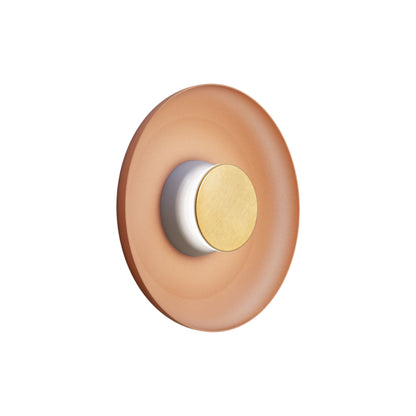 Totem LED Wall Light in Grey/Brass/Terracotta/Metal (12.75-Inch).