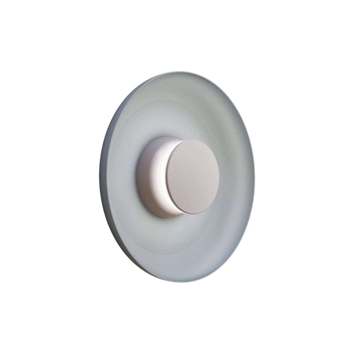 Totem LED Wall Light in Grey/Grey/Blue/Metal (12.75-Inch).