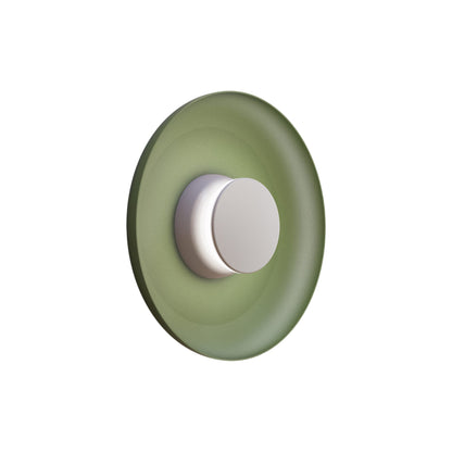 Totem LED Wall Light in Grey/Grey/Forest Green/Metal (12.75-Inch).