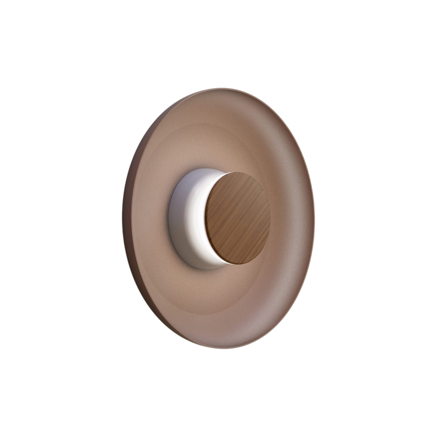 Totem LED Wall Light in Grey/Walnut/Espresso/Metal (12.75-Inch).