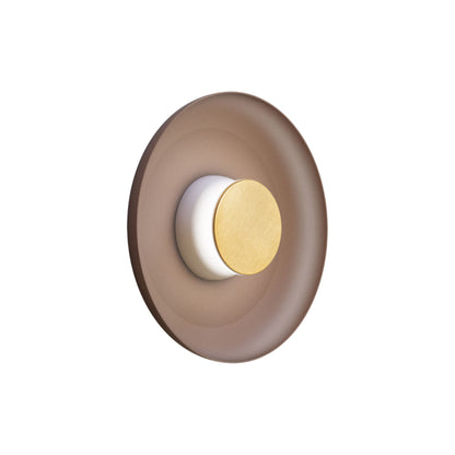 Totem LED Wall Light in White/Brass/Espresso/Metal (12.75-Inch).