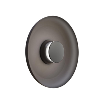 Totem LED Wall Light in Black/Black/Black/Metal (15-Inch).