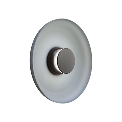 Totem LED Wall Light in Black/Black/Blue/Metal (15-Inch).
