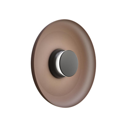 Totem LED Wall Light in Black/Black/Espresso/Metal (15-Inch).