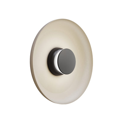 Totem LED Wall Light in Black/Black/White/Metal (15-Inch).