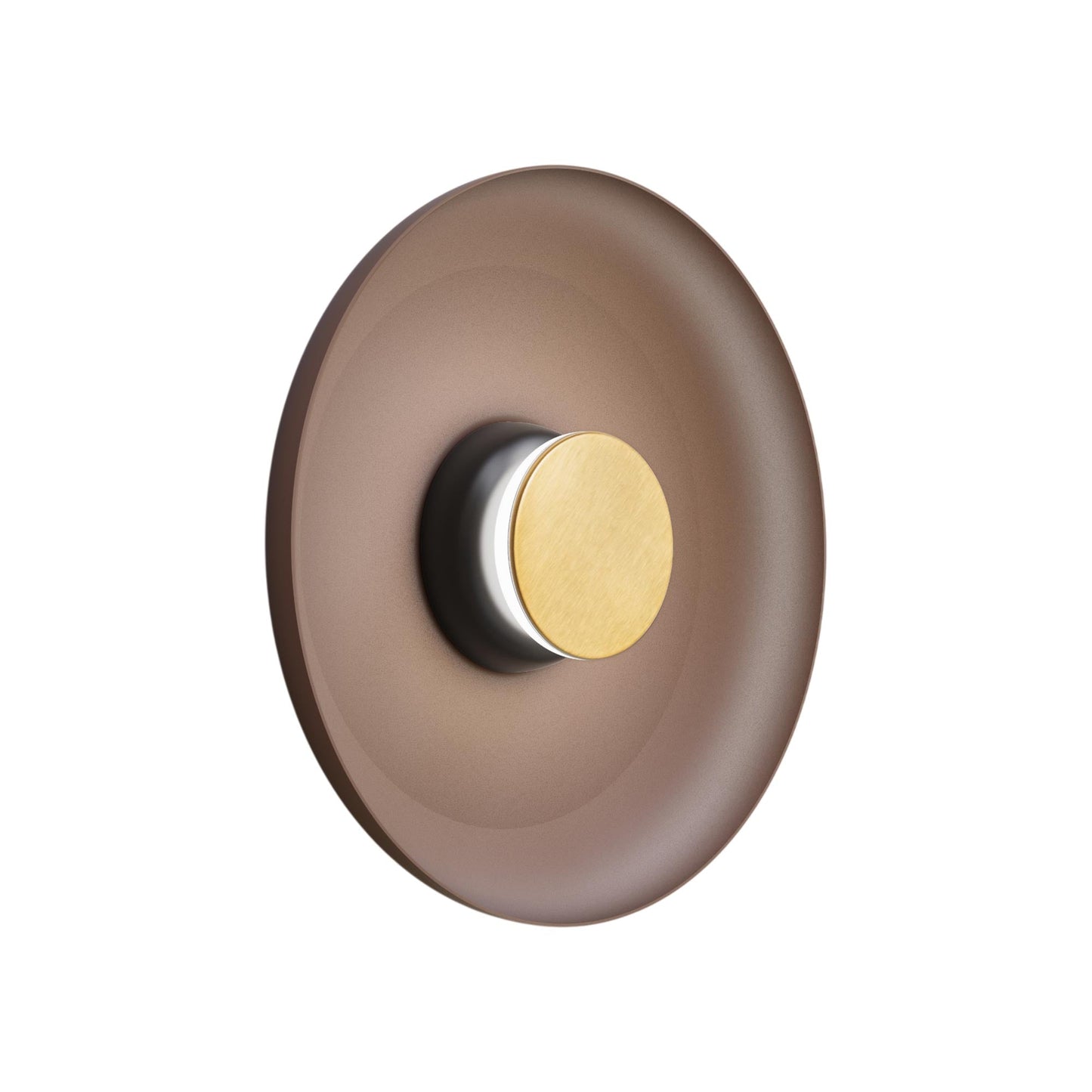 Totem LED Wall Light in Black/Brass/Espresso/Metal (15-Inch).