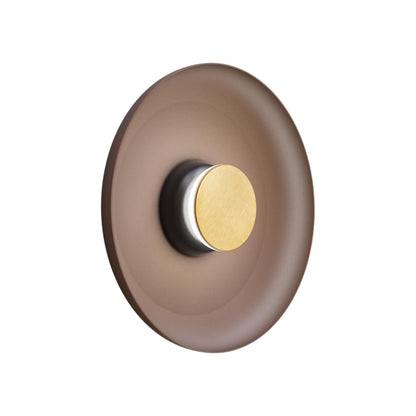 Totem LED Wall Light in Black/Brass/Espresso/Metal (15-Inch).