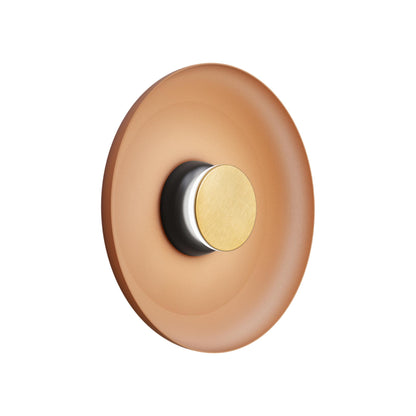 Totem LED Wall Light in Black/Brass/Terracotta/Metal (15-Inch).