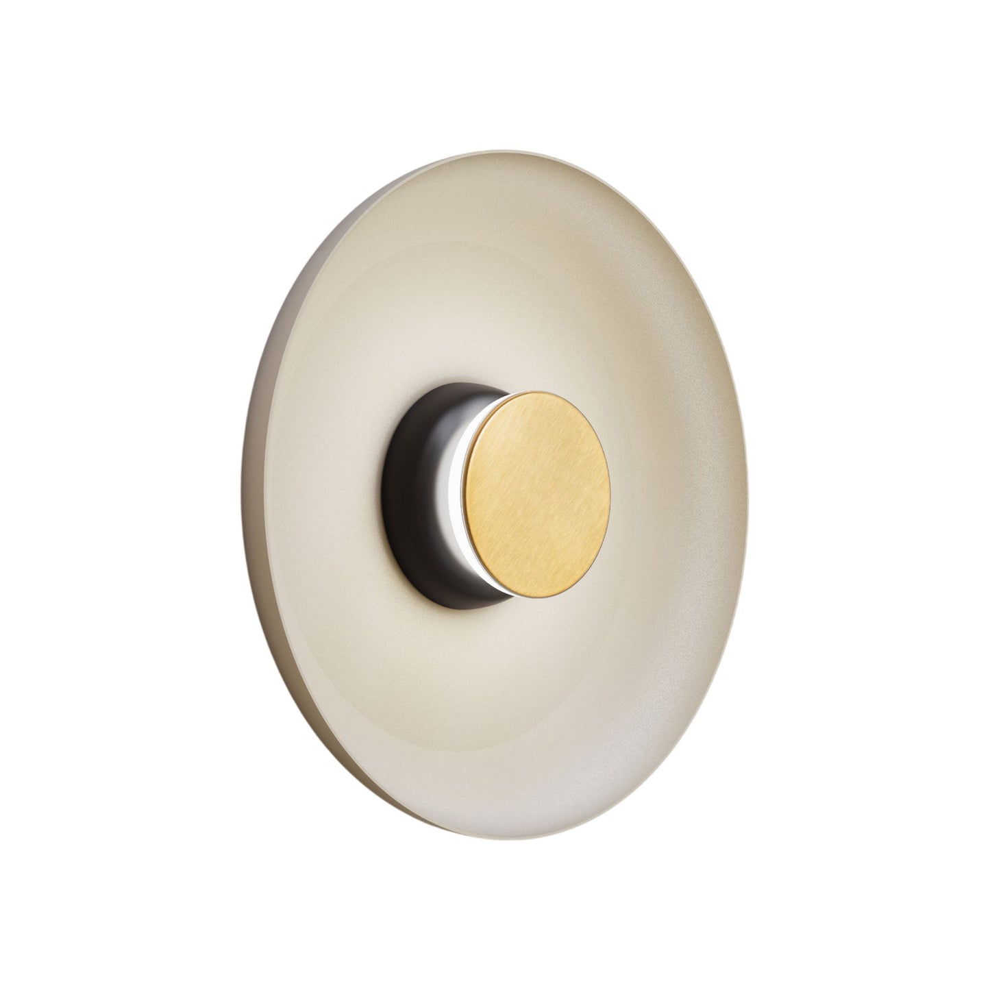 Totem LED Wall Light in Black/Brass/White/Metal (15-Inch).