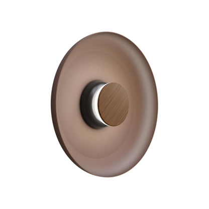 Totem LED Wall Light in Black/Walnut/Espresso/Metal (15-Inch).