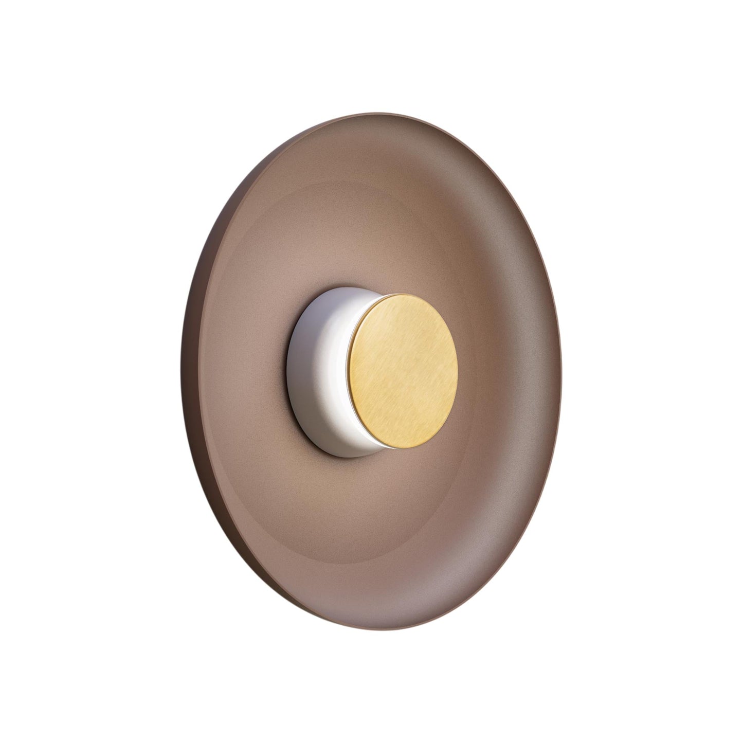 Totem LED Wall Light in Grey/Brass/Espresso/Metal (15-Inch).