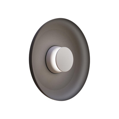 Totem LED Wall Light in Grey/Grey/Black/Metal (15-Inch).