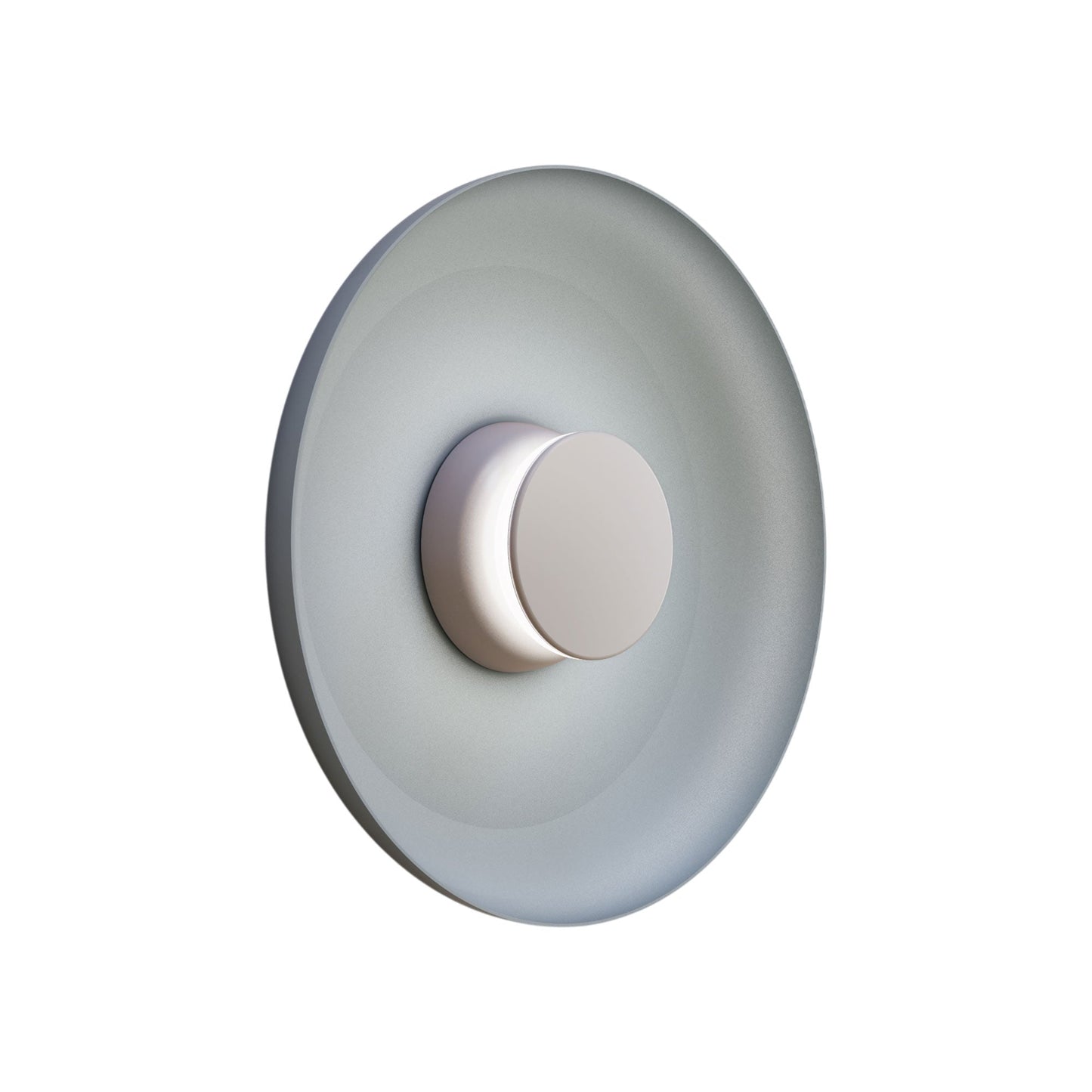Totem LED Wall Light in Grey/Grey/Blue/Metal (15-Inch).
