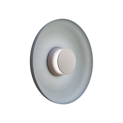 Totem LED Wall Light in Grey/Grey/Blue/Metal (15-Inch).