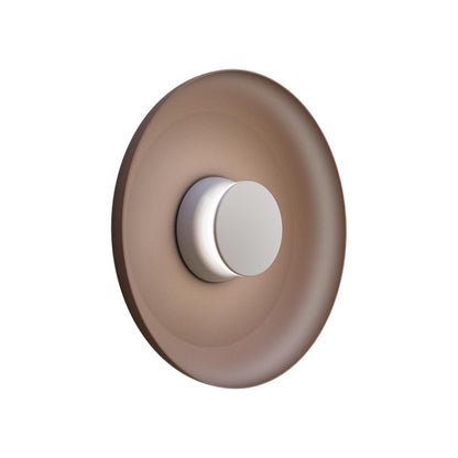 Totem LED Wall Light in Grey/Grey/Espresso/Metal (15-Inch).