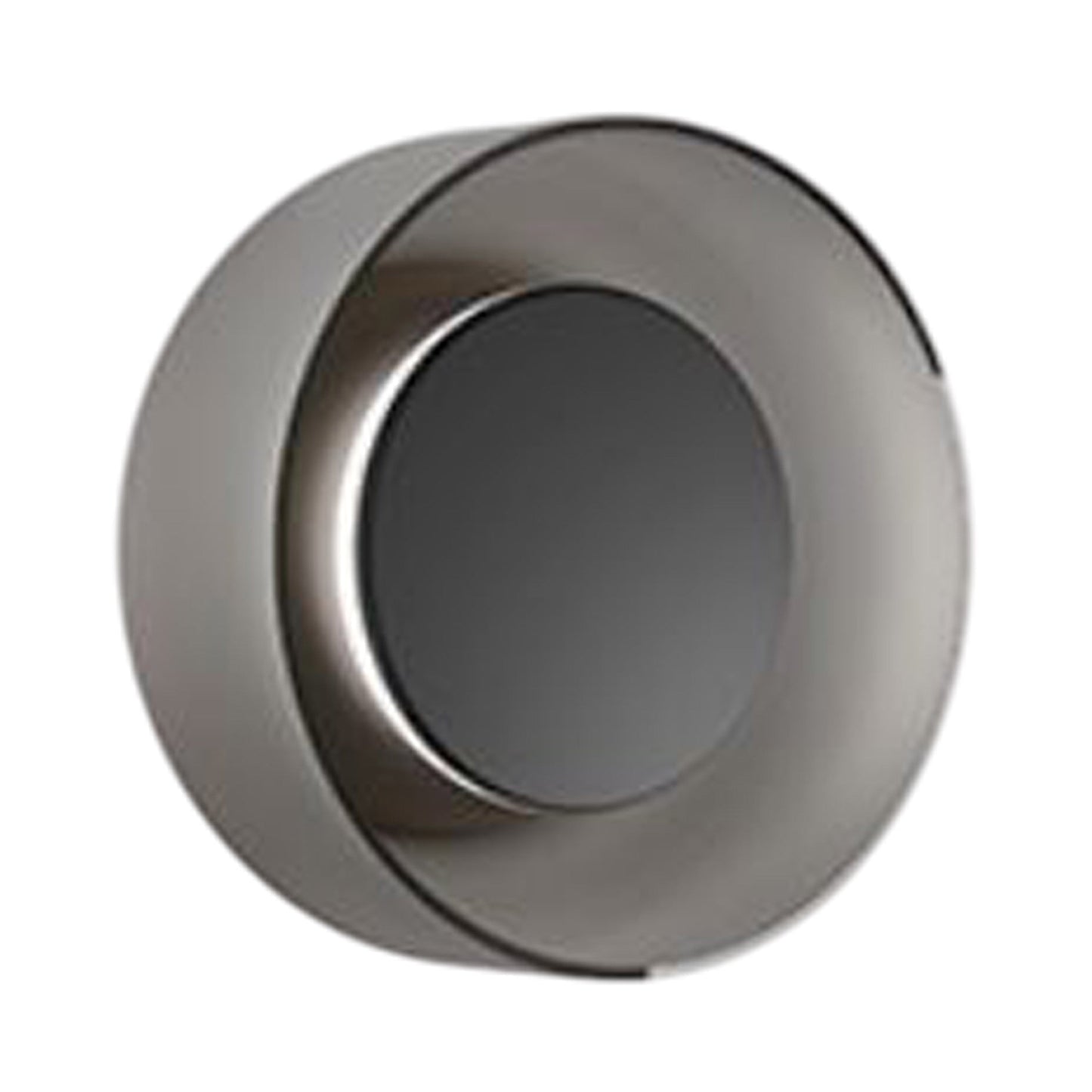 Totem LED Wall Light in Black/Black/Etched Smoke