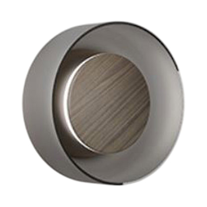 Totem LED Wall Light in Black/Walnut/Etched Smoke