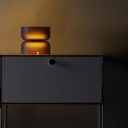 Totem Mini LED Table Lamp in living room.