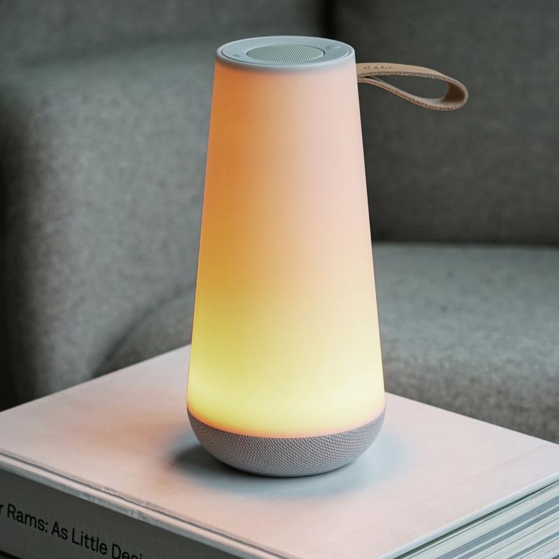 UMA LED Mini Sound Lantern in living room.