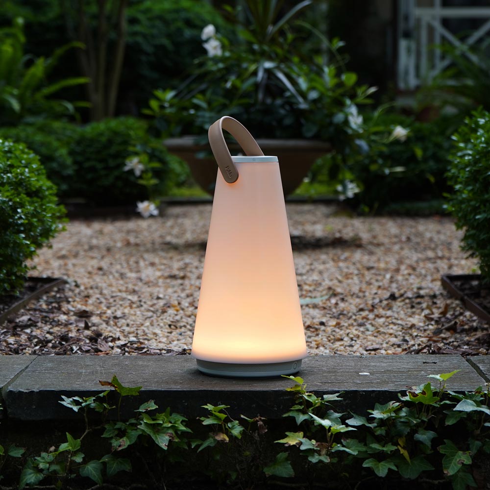 UMA LED Sound Lantern in Outside Area.