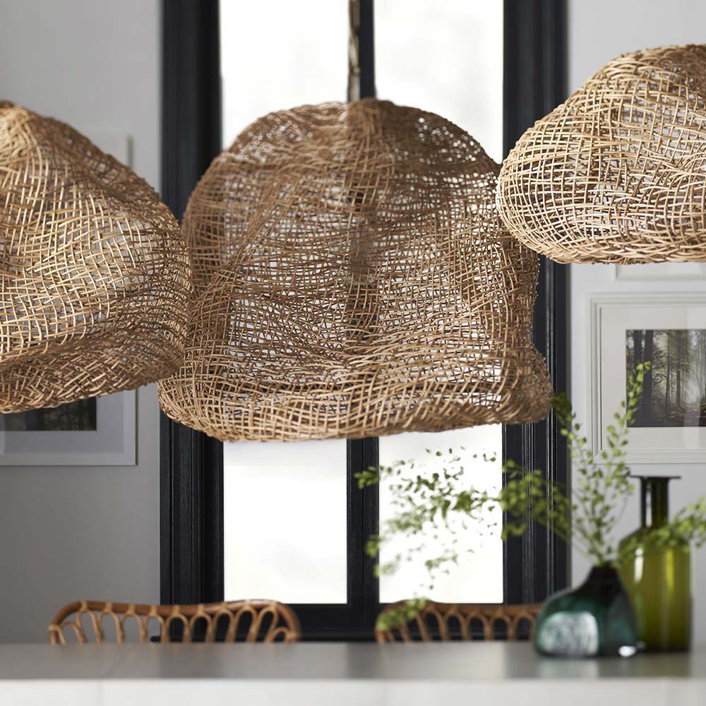 Andorra Pendant Light in living room.