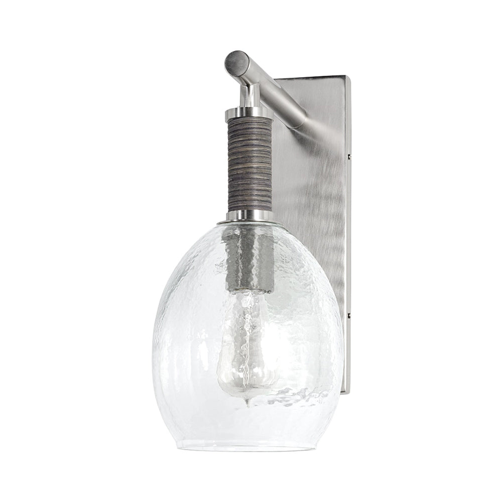 Bronson Wall Light in Pewter.