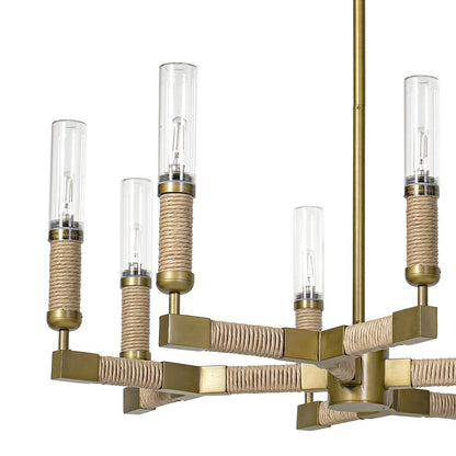 Carolina Outdoor Chandelier in Detail.