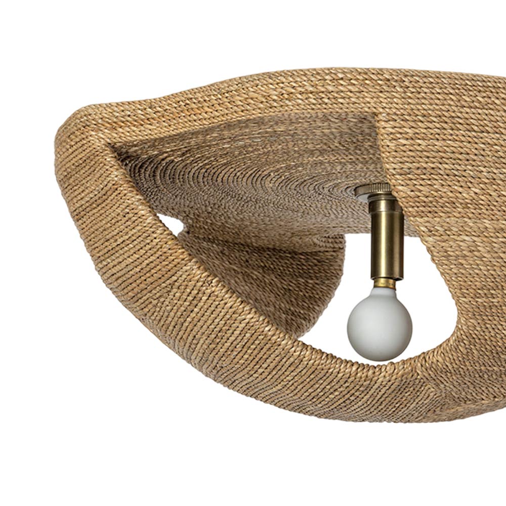 Corsica Flush Mount Ceiling Light in Detail.