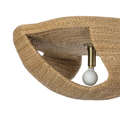 Corsica Flush Mount Ceiling Light in Detail.