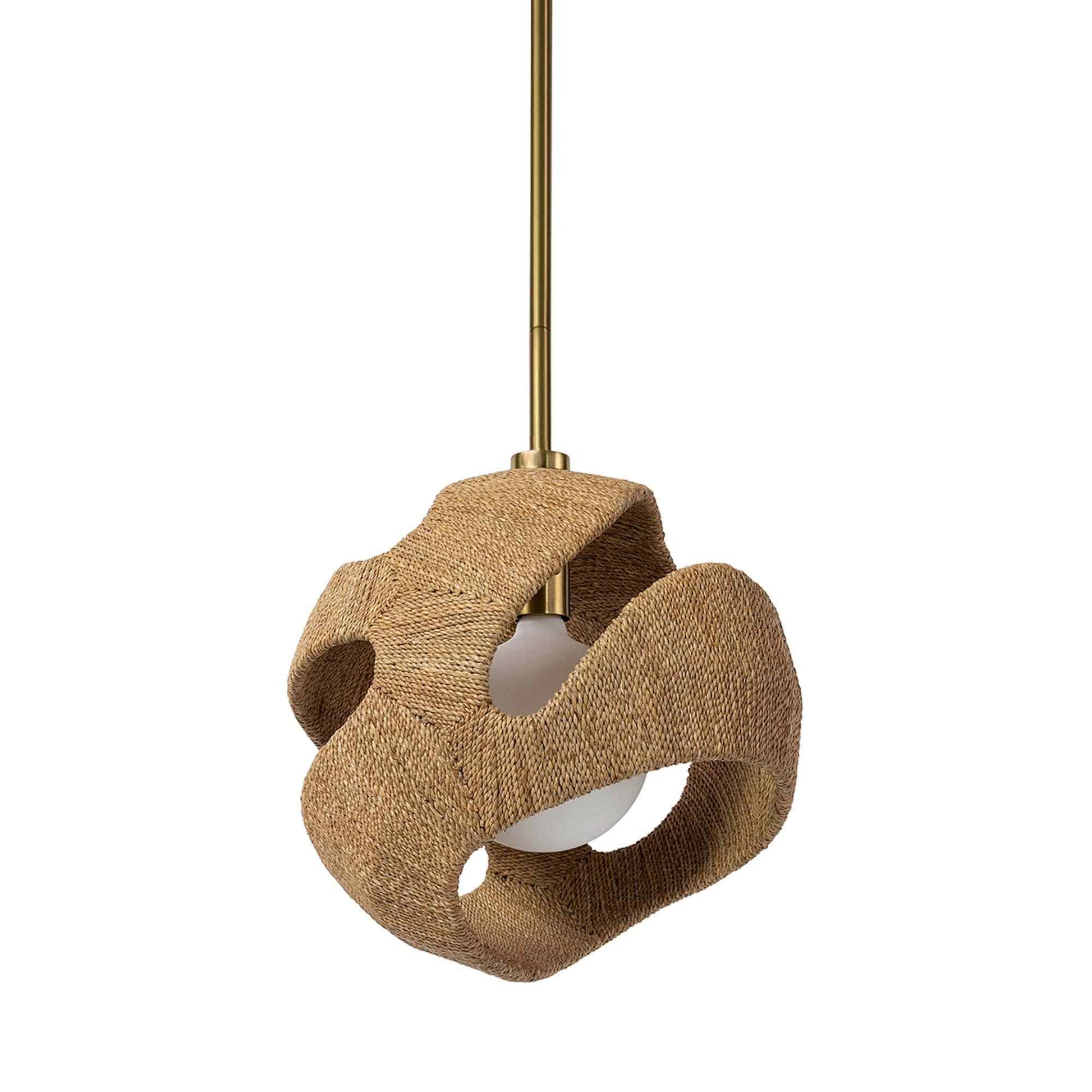 Corsica Mini Pendant Light in Natural.