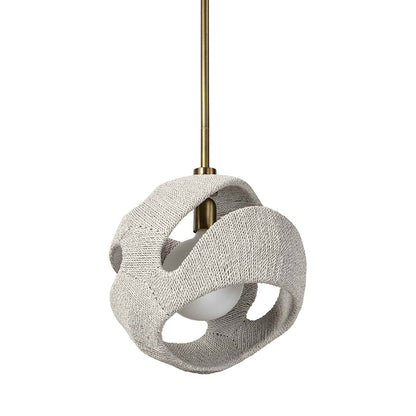 Corsica Mini Pendant Light in White.