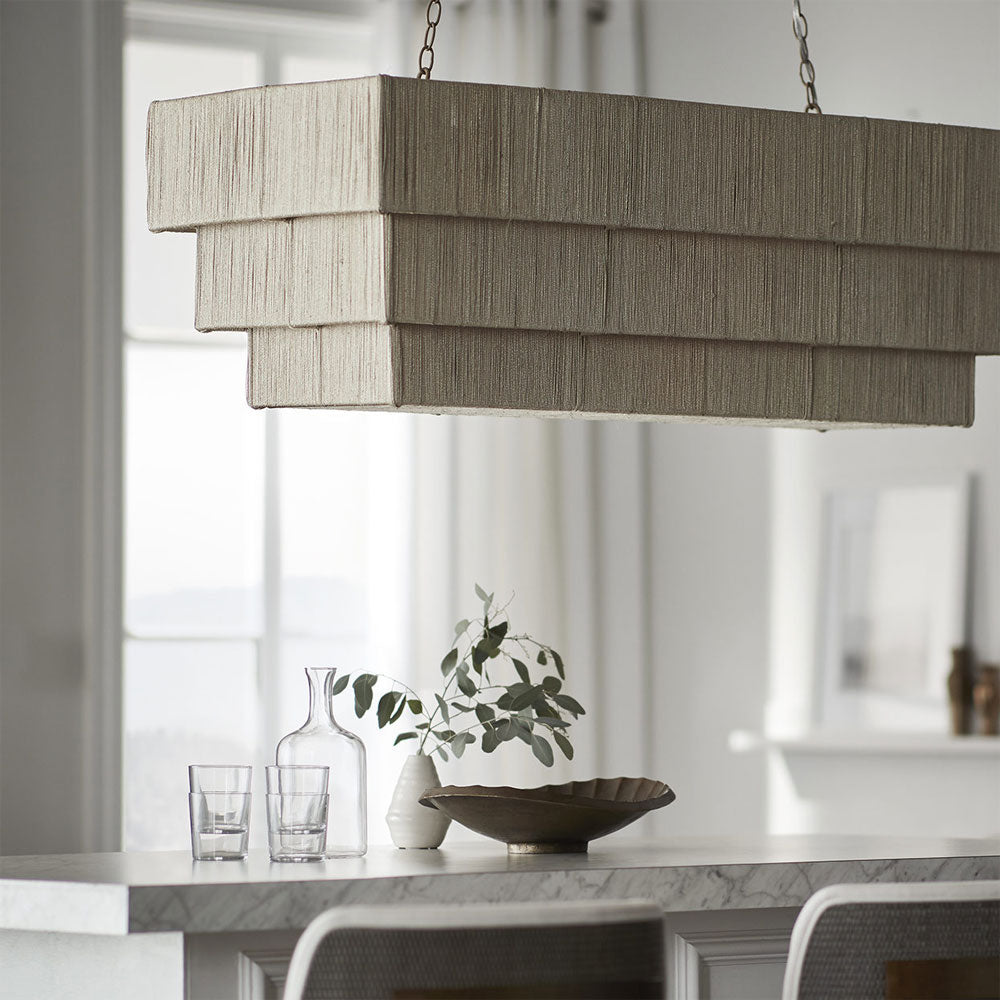 Everly Chandelier in dining room.