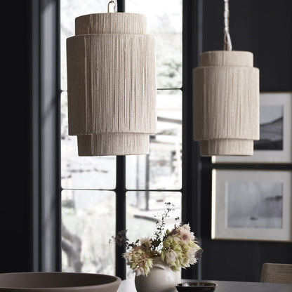 Everly Pendant Light in living room.