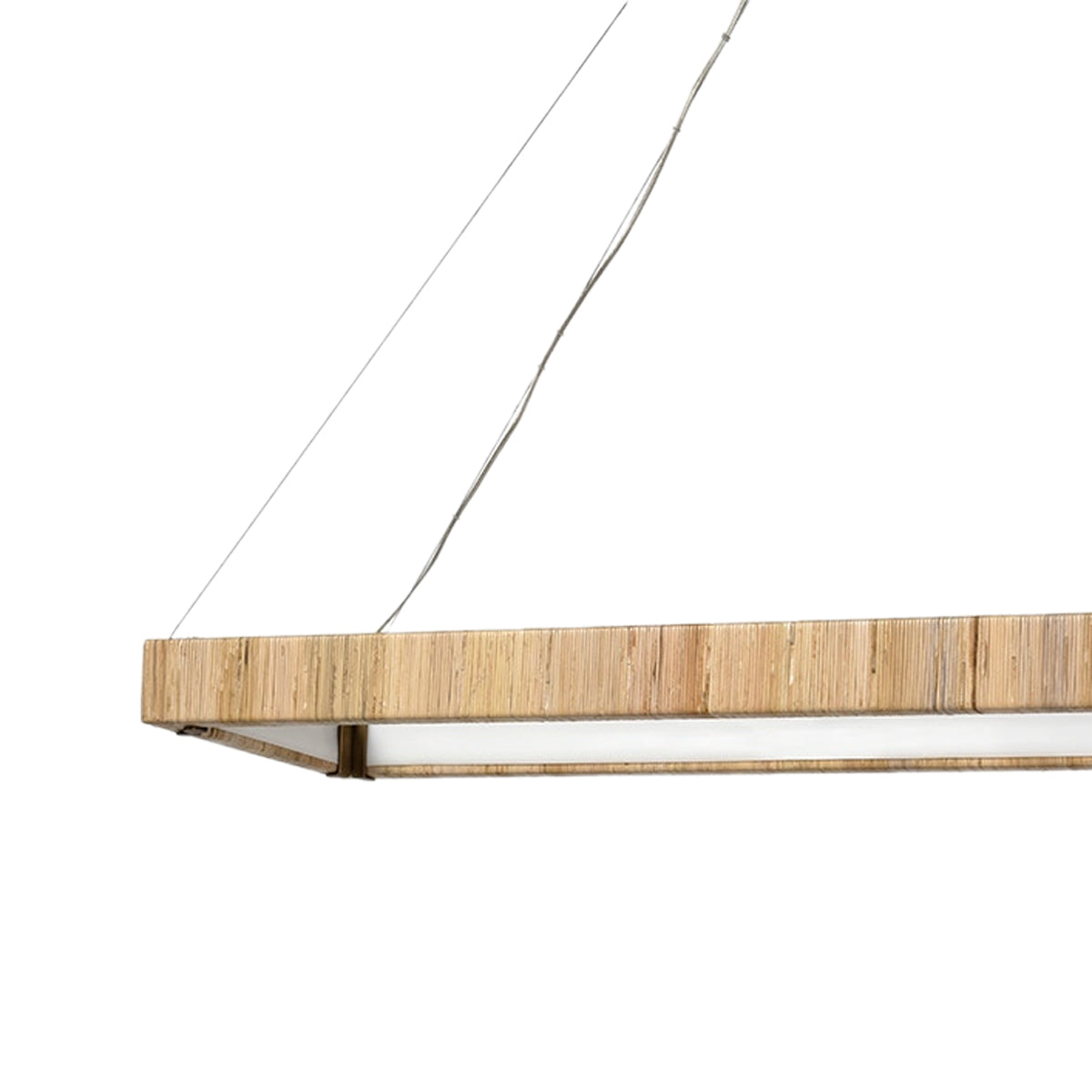 Gibson Rectangular LED Chandelier in Detail.