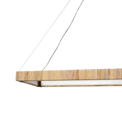 Gibson Rectangular LED Chandelier in Detail.