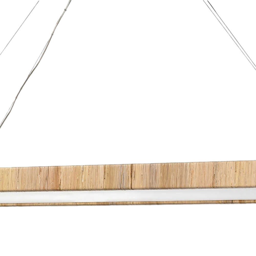 Gibson Rectangular LED Chandelier in Detail.