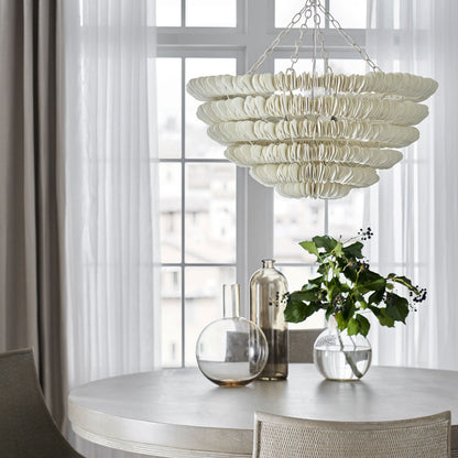 Hannah Chandelier in dining room.