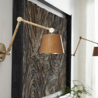 Hendrick Articulating Wall Light in Detail.