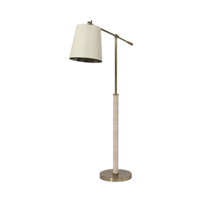 Hendrick Floor Lamp in Cream.